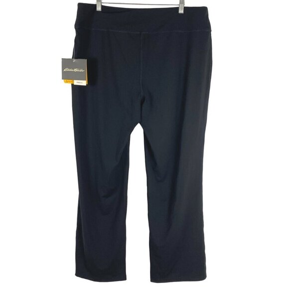 Eddie Bauer Travex Freedry Pants Womens XL Black Pull On Nylon Blend NWT PT-2152 - Picture 5 of 12